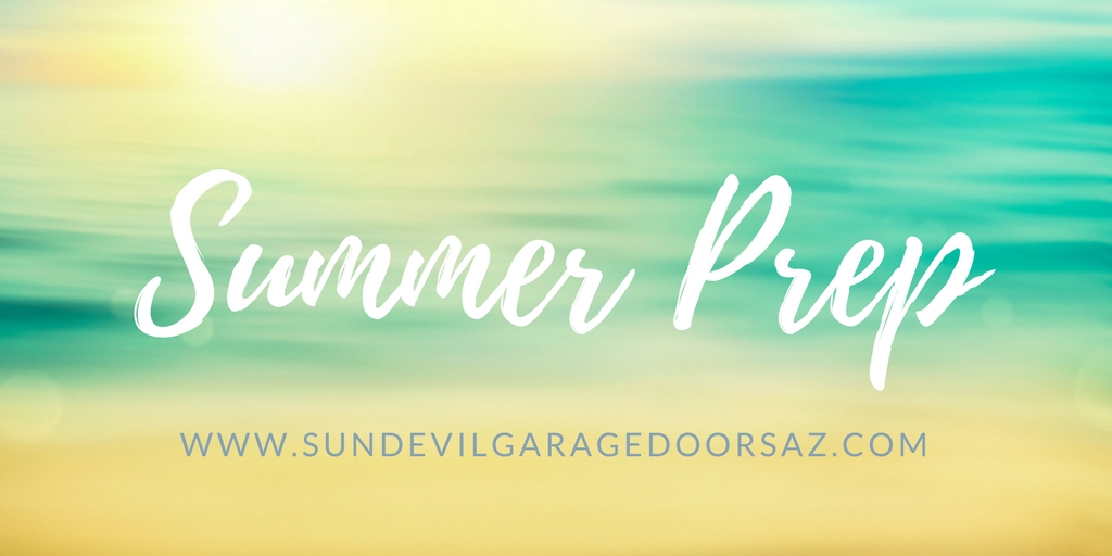 summer garage prep